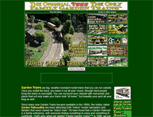 Tablet Screenshot of familygardentrains.com